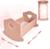 Кроватка-люлька для кукол «Сердечко», без постельного белья, 43 см