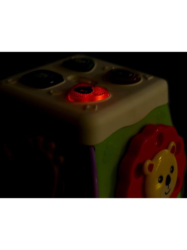 Музыкальная развивающая игрушка «Бизикубик», звуковые и световые эффекты