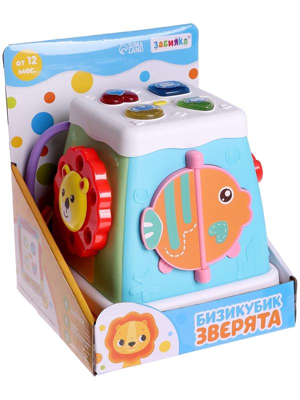 Музыкальная развивающая игрушка «Бизикубик», звуковые и световые эффекты