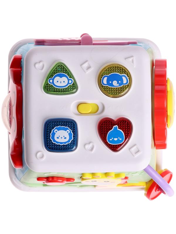 Музыкальная развивающая игрушка «Бизикубик», звуковые и световые эффекты