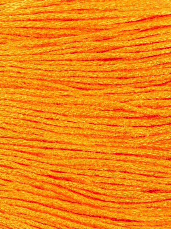 Набор ниток мулине №742, 8±1 м, 6 шт., светло-оранжевый