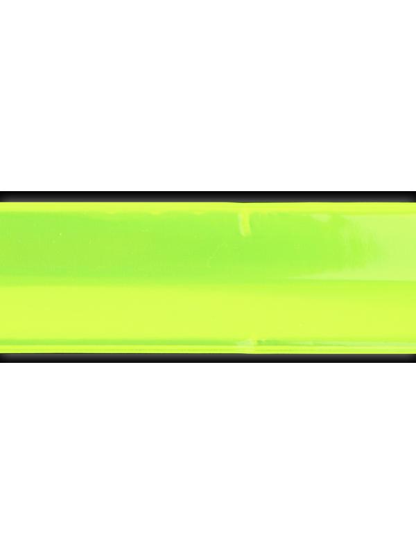 Светоотражающий слэп-браслет, самофиксирующийся, 3 × 30 см, цвет салатовый