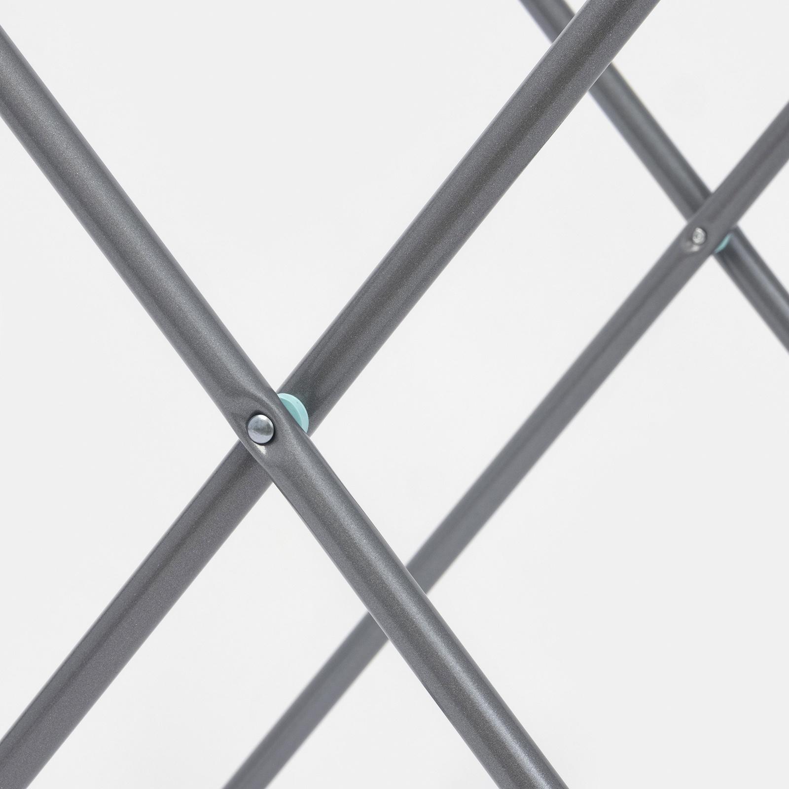 Сушилка для белья напольная, рабочая длина 18 м, серая