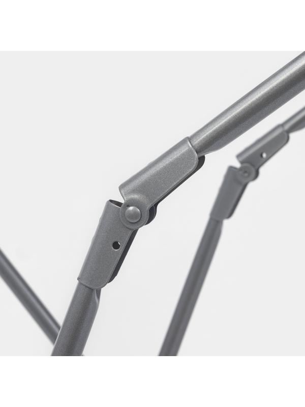 Сушилка для белья напольная, рабочая длина 18 м, серая