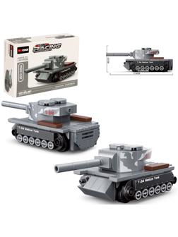 Конструктор блочный «Армия. Тяжёлый танк», 114 деталей