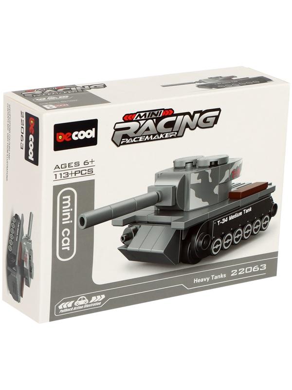 Конструктор блочный «Армия. Тяжёлый танк», 114 деталей