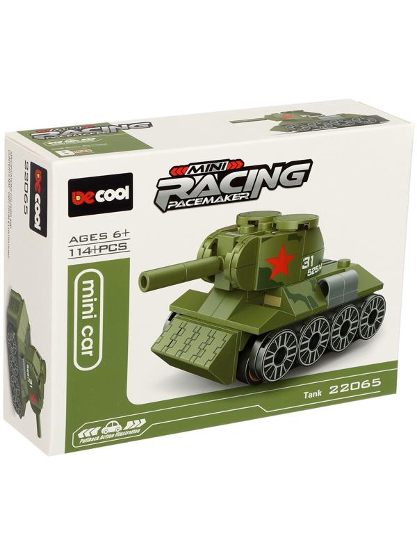 Конструктор блочный «Армия. Советский танк», 143 детали