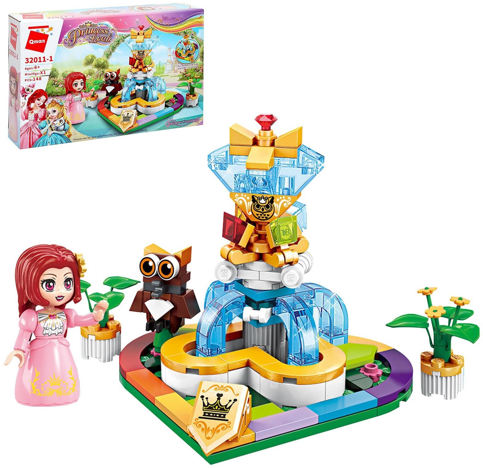 Конструктор для девочек «Принцессы. Фонтан», 148 деталей