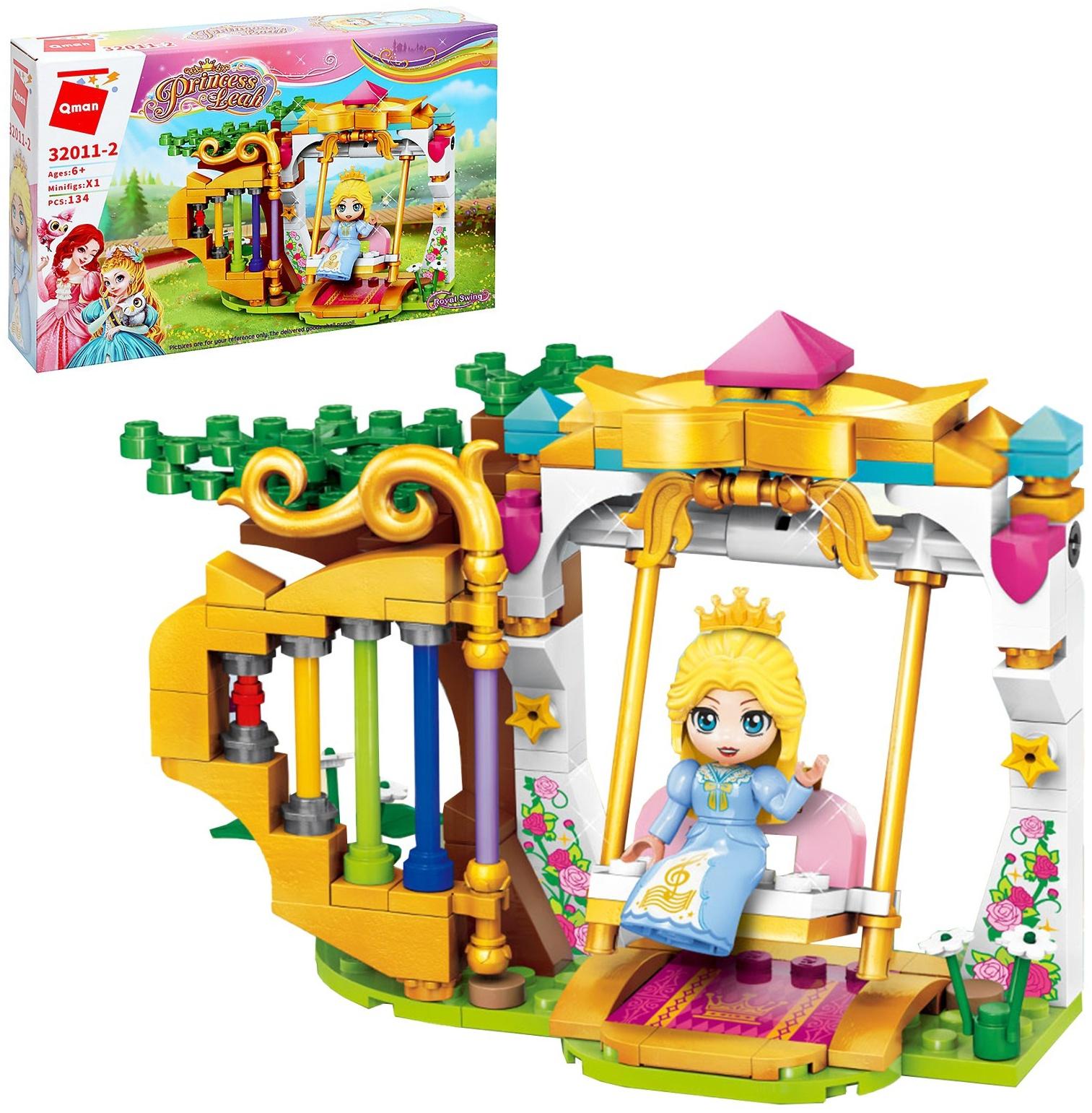 Конструктор для девочек «Принцессы. Качели», 134 детали