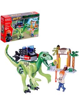 Конструктор Дино «Прорыв динозавра», 92 детали