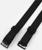 Бретели для бюстгальтера, текстильные, 1.5 см, 45 см, пара, чёрные