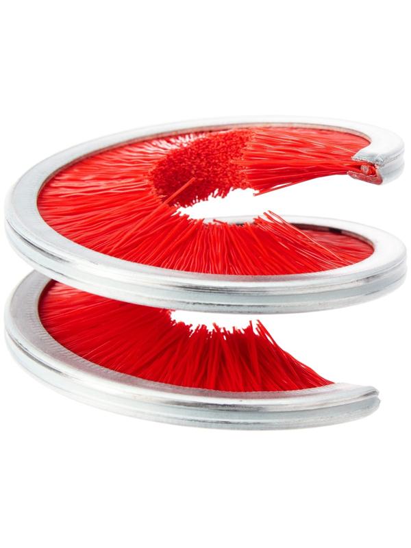 Щётка для чистки цепи TORSO, 360°, красная