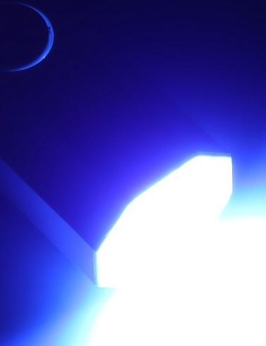 Лампа для маникюра LUF-08, UV/LED, 1 диод, 3 Вт, от батареек, белая