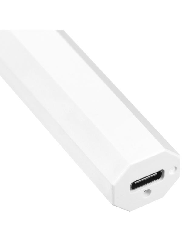 Лампа для маникюра LUF-08, UV/LED, 1 диод, 3 Вт, от батареек, белая