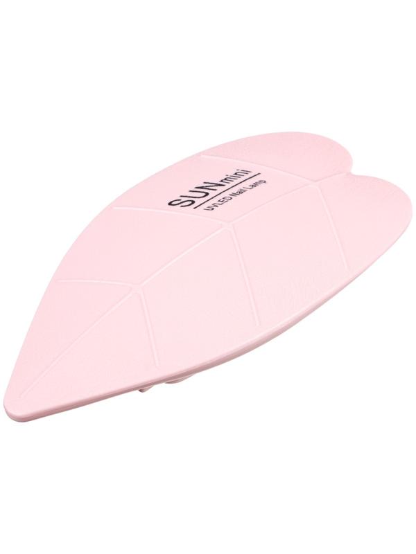 Лампа для маникюра LUF-09, UV/LED, 6 диодов, 6 Вт, USB, розовая