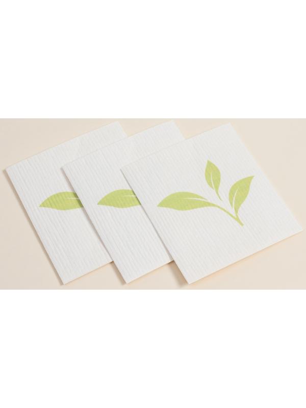 Салфетки для уборки универсальные SL Home, из целлюлозы и хлопка, 3 шт., 17×19 см, серые