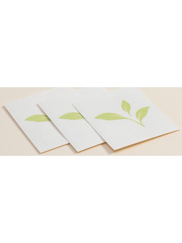 Салфетки для уборки универсальные SL Home, из целлюлозы и хлопка, 3 шт., 17×19 см, серые