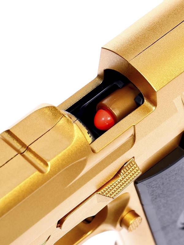 Пистолет детский «Дигл», стреляет мягкими пулями, вылетают гильзы, автоматическая перезарядка