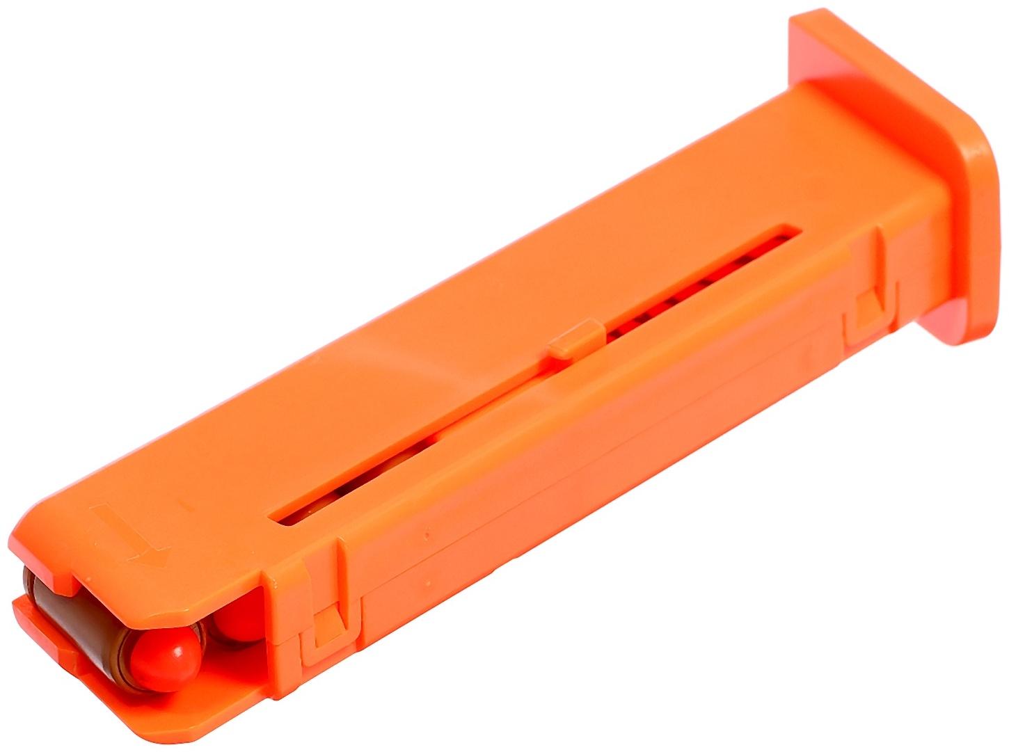 Пистолет детский «Глок», стреляет мягкими пулями, вылетают гильзы, автоматическая перезарядка