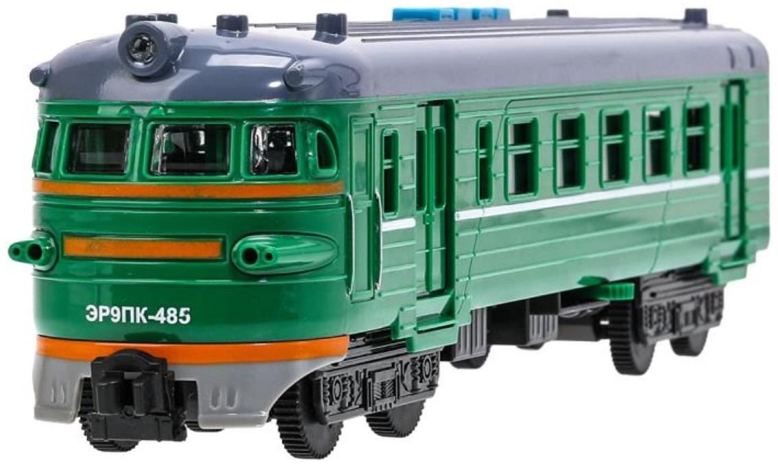 Модель локомотива поезда «Электричка», свет, звук, 30 см, 4 кнопки, инерция