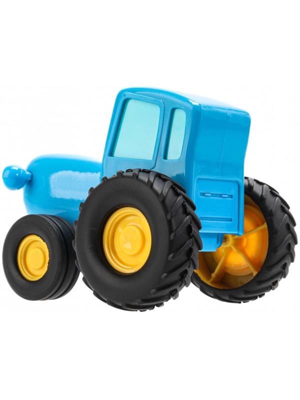 Машинка металлическая «Синий трактор», свет, звук, 11 см, инерция
