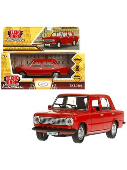 Машинка металлическая «ВАЗ-2101», ретро - модель «Копейка», открываются двери, багажник, инерция, 12 см, красный