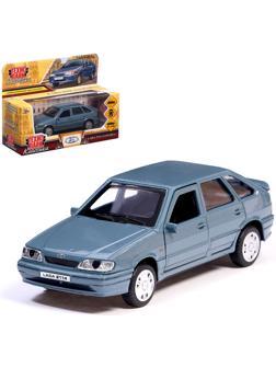 Машина металлическая «Lada Samara», инерция, открываются двери, багажник, 12 см, цвет мокрый асфальт