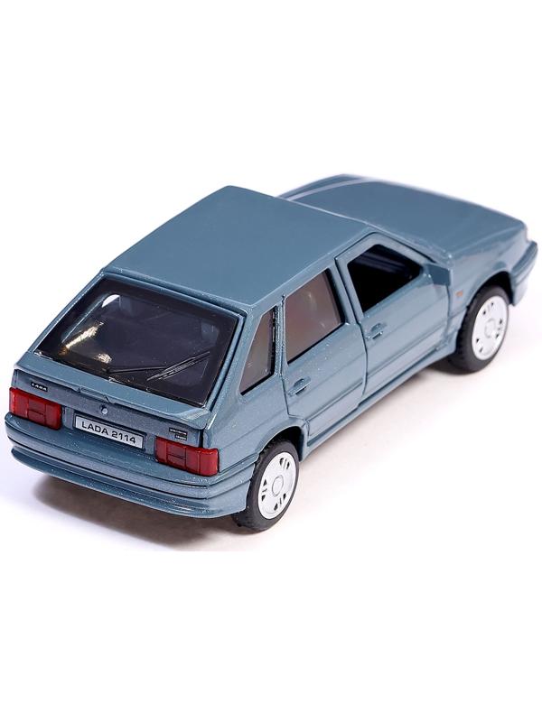 Машина металлическая «Lada Samara», инерция, открываются двери, багажник, 12 см, цвет мокрый асфальт