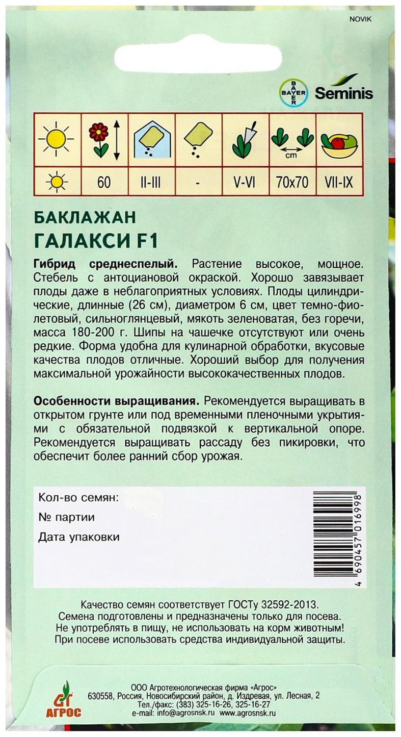 Семена Баклажан