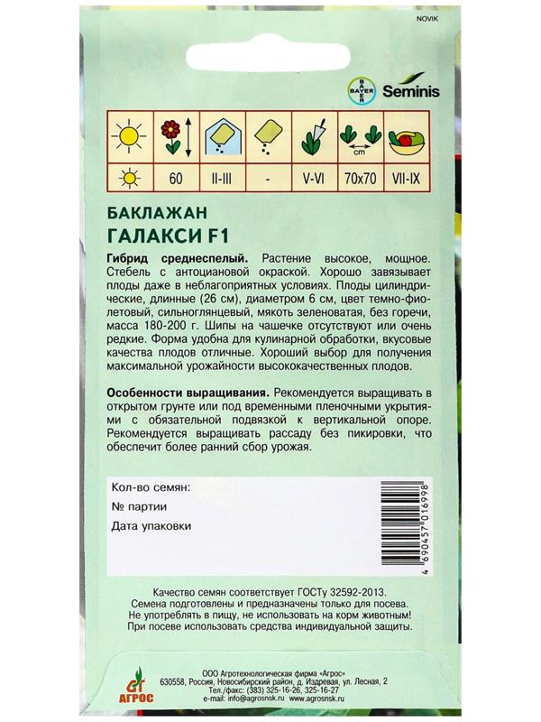 Семена Баклажан