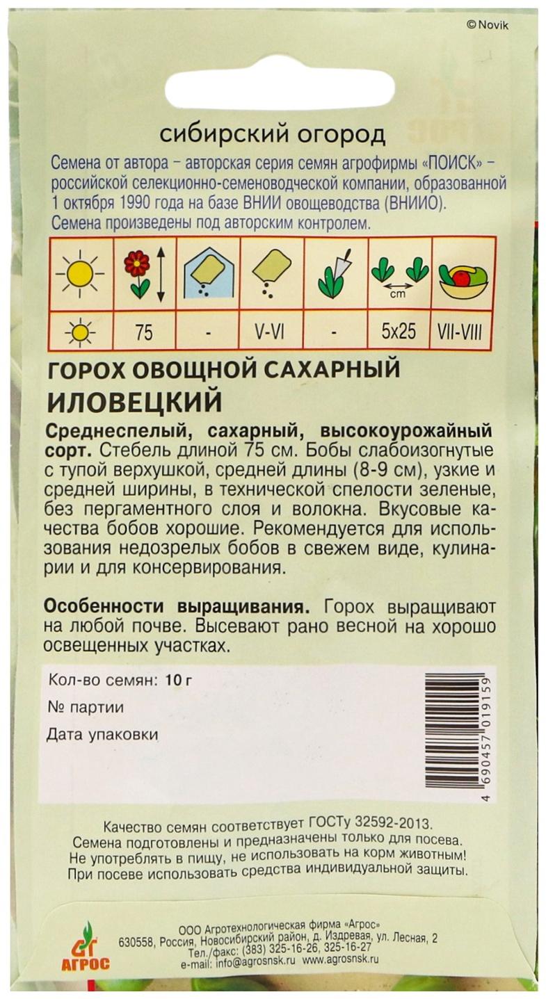 Семена Горох