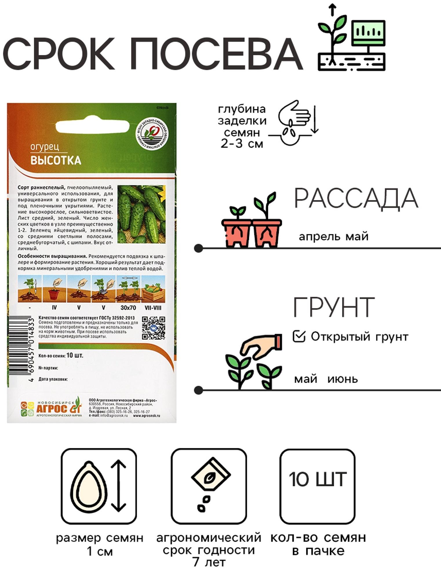 Семена Огурец