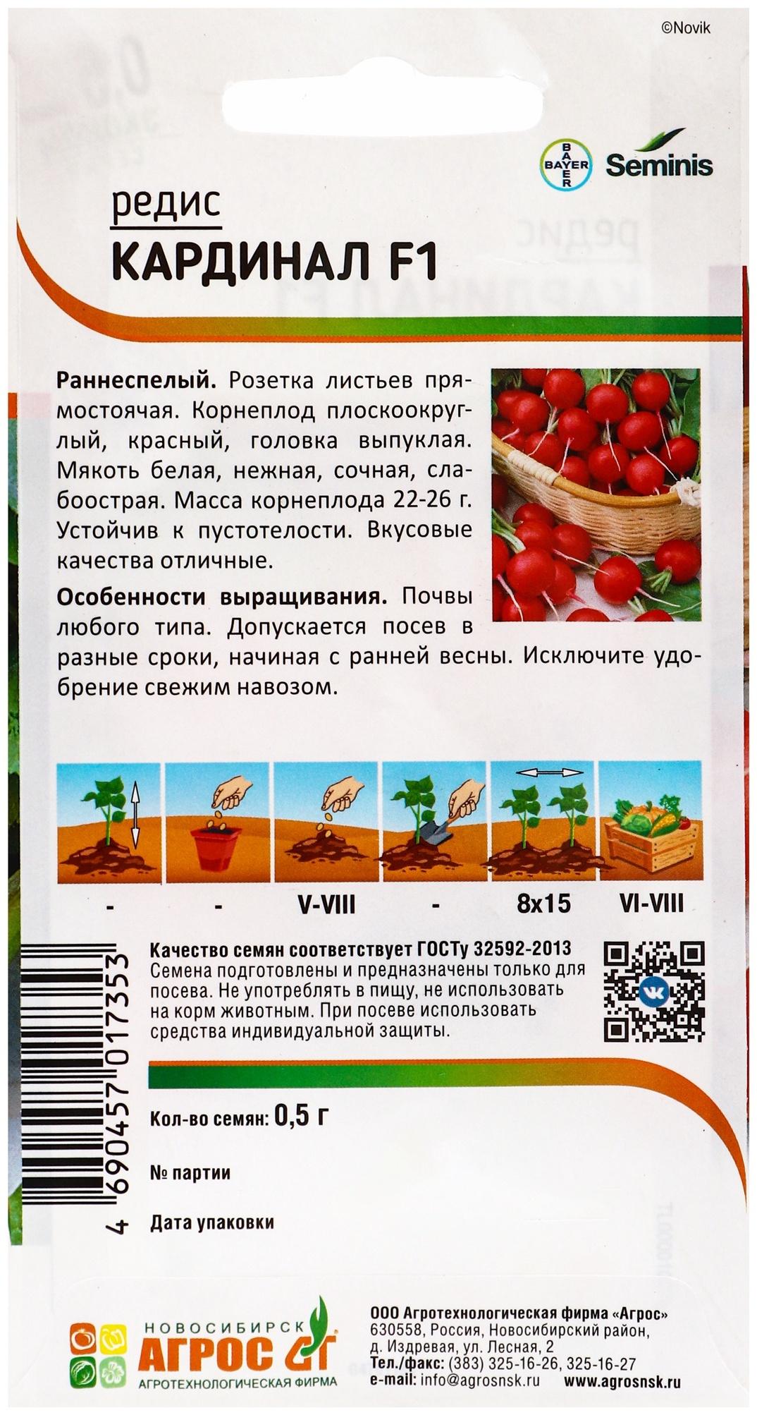 Семена Редис