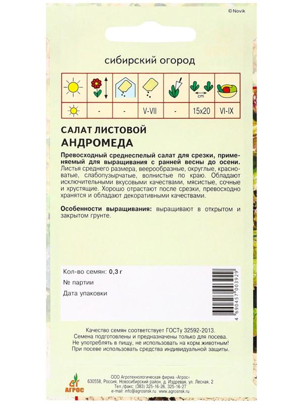 Семена Салат