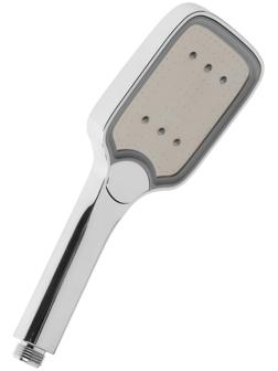 Лейка для душа Accoona A351, пластик, рассеиватель из нержавеющей стали, 3 режима, цвет хром