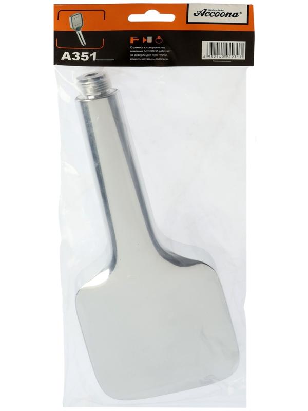 Лейка для душа Accoona A351, пластик, рассеиватель из нержавеющей стали, 3 режима, цвет хром