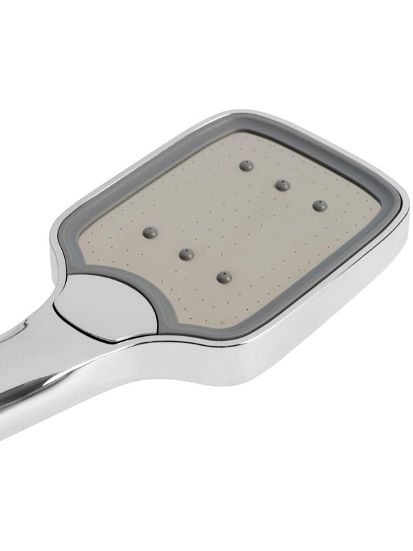 Лейка для душа Accoona A351, пластик, рассеиватель из нержавеющей стали, 3 режима, цвет хром