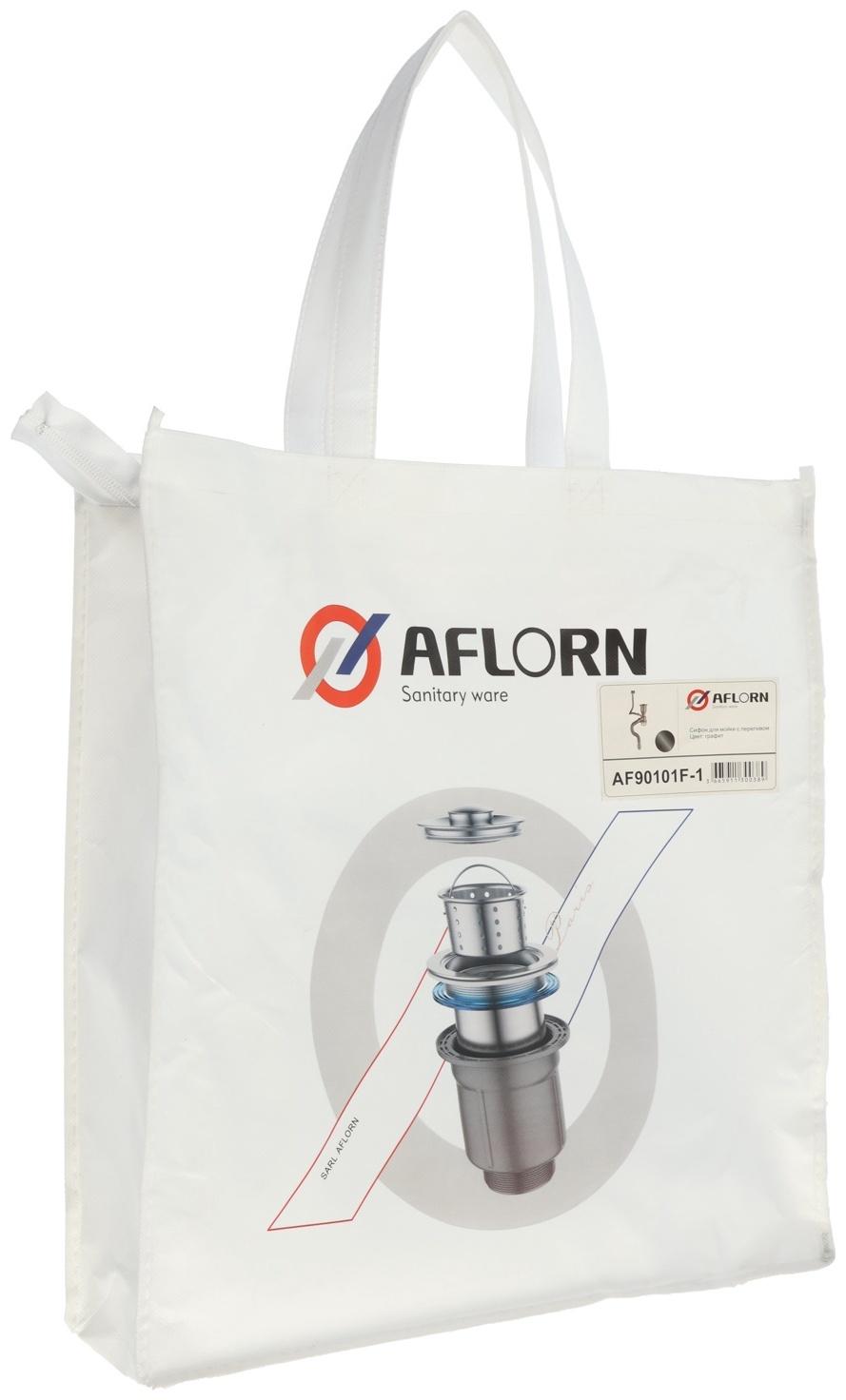 Сифон для мойки AFLORN AF90101F-1, 3 1/2