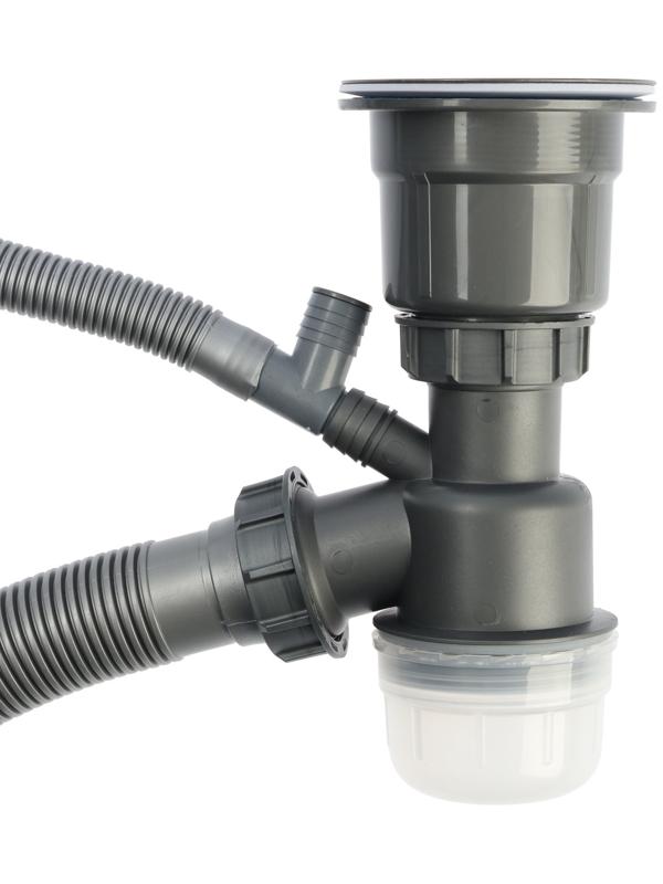 Сифон для мойки AFLORN AF90101F-1, 3 1/2