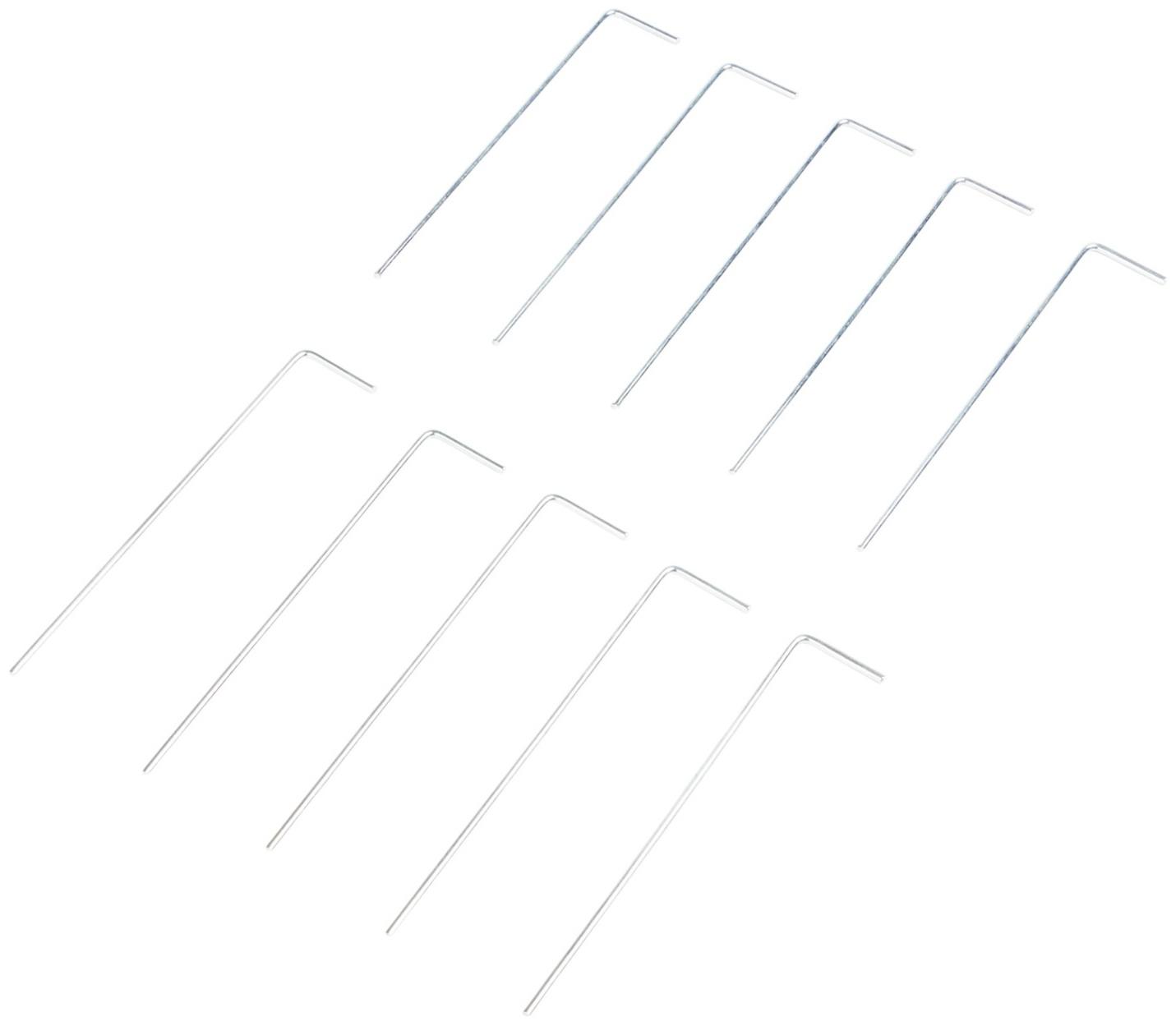Колышки туристические, набор - 10 шт, металл, 15 х 0.3 см