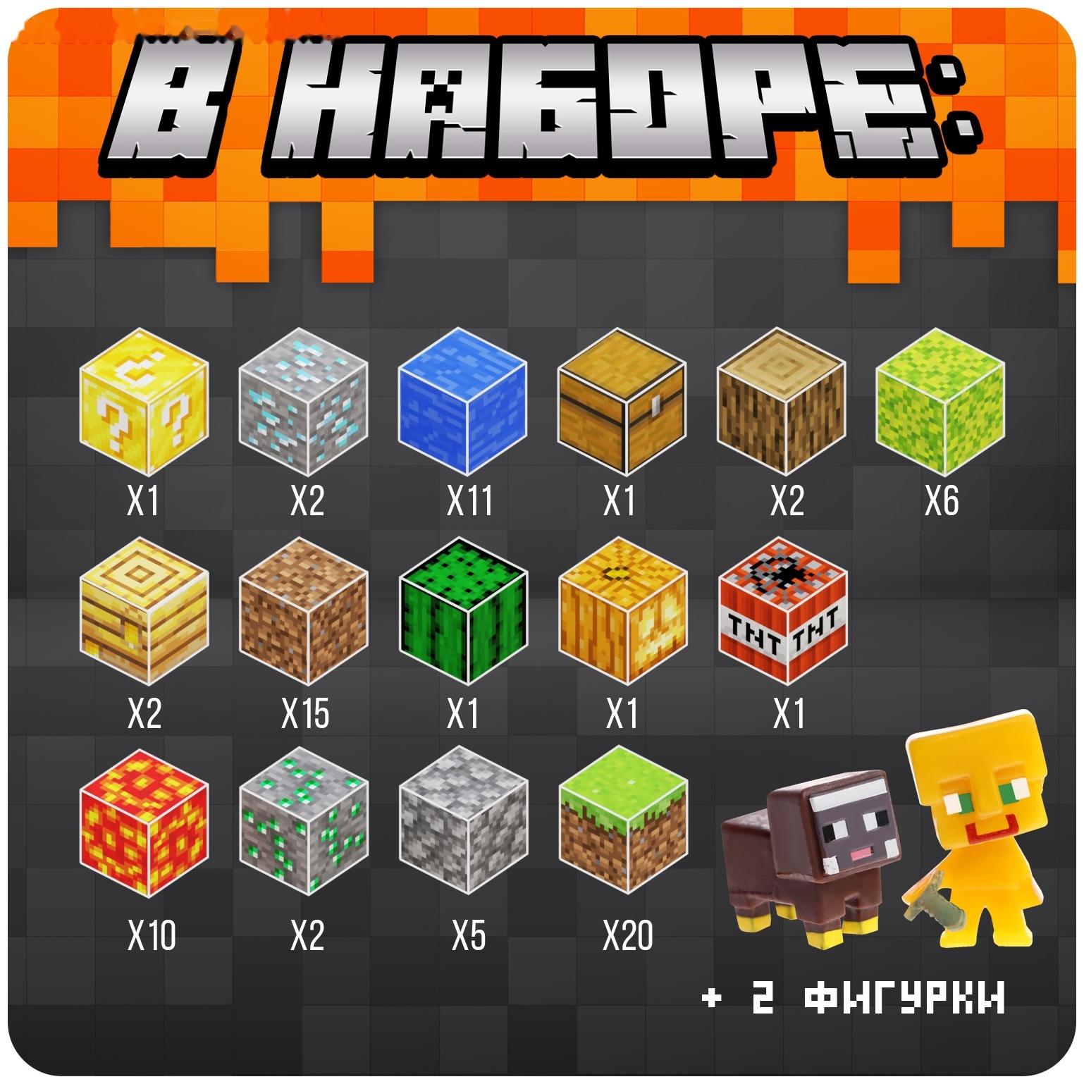 Конструктор «Магнитные кубики. Мой мир», 2 фигурки, 80 деталей