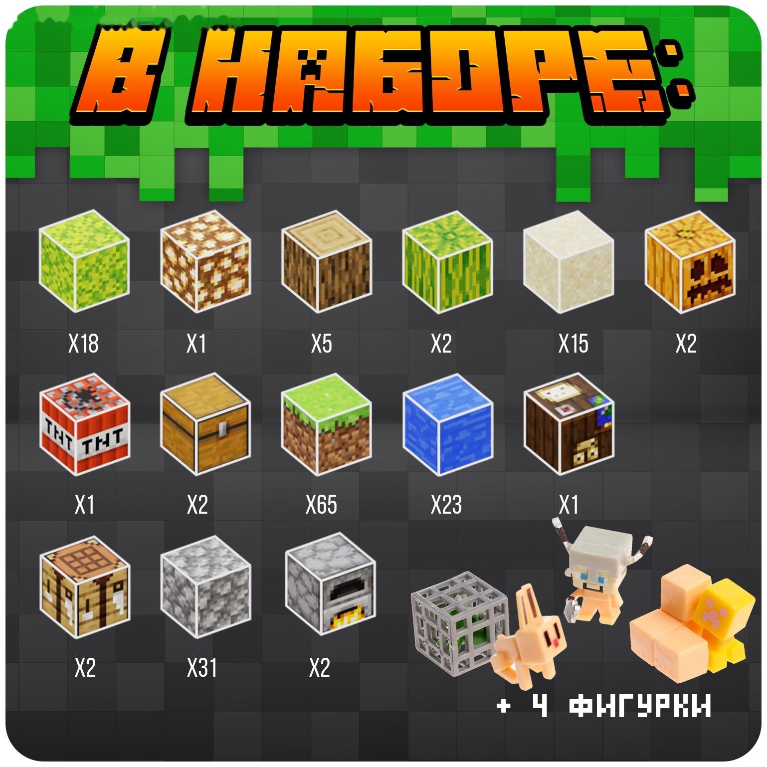 Конструктор «Магнитные кубики. Мой мир», 4 фигурки, 192 детали