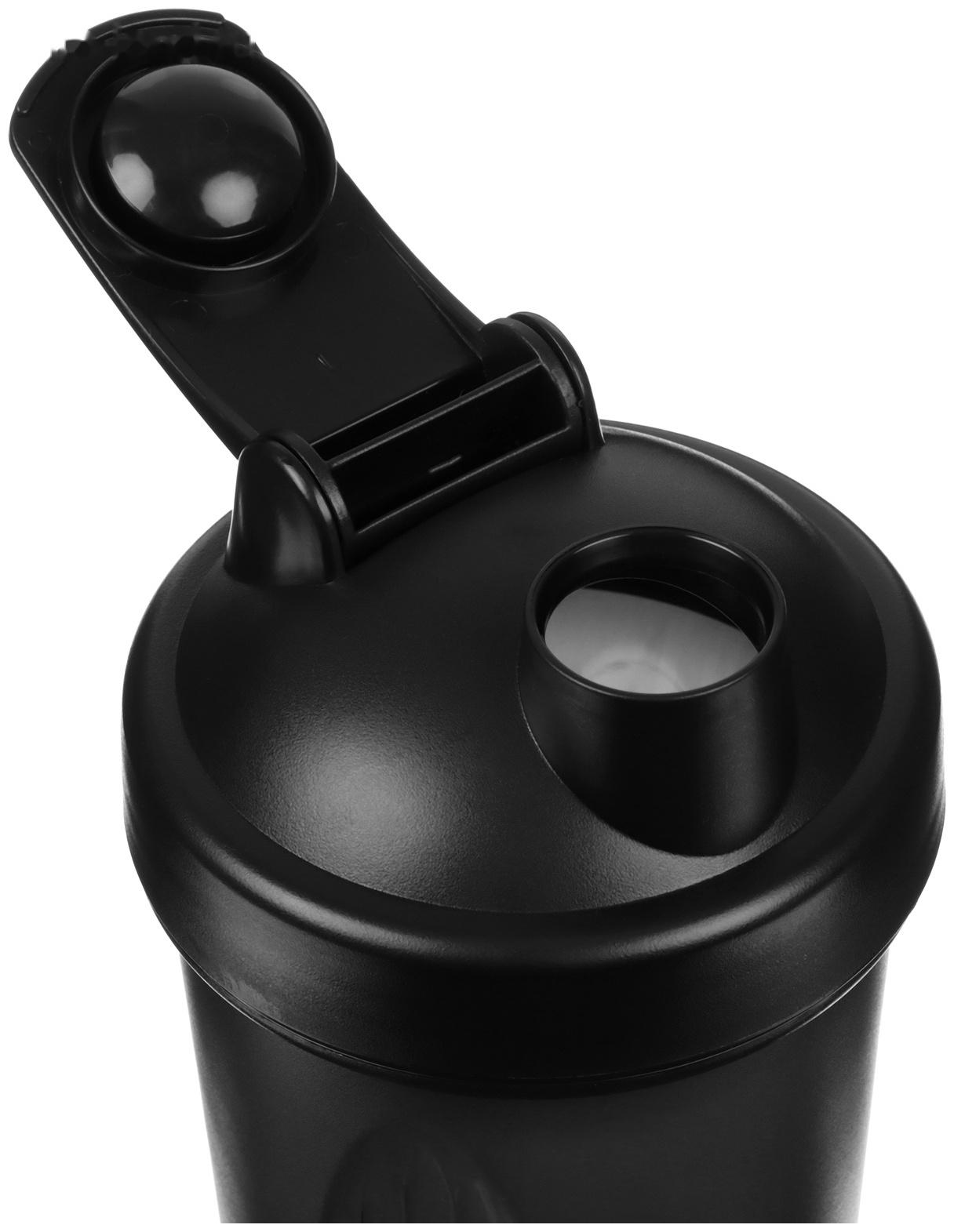 Шейкер для спортивного питания Onlytop, 400 мл, цвет черный