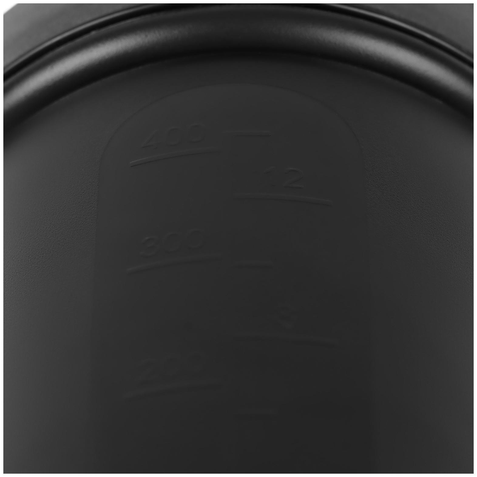 Шейкер для спортивного питания Onlytop, 400 мл, цвет черный