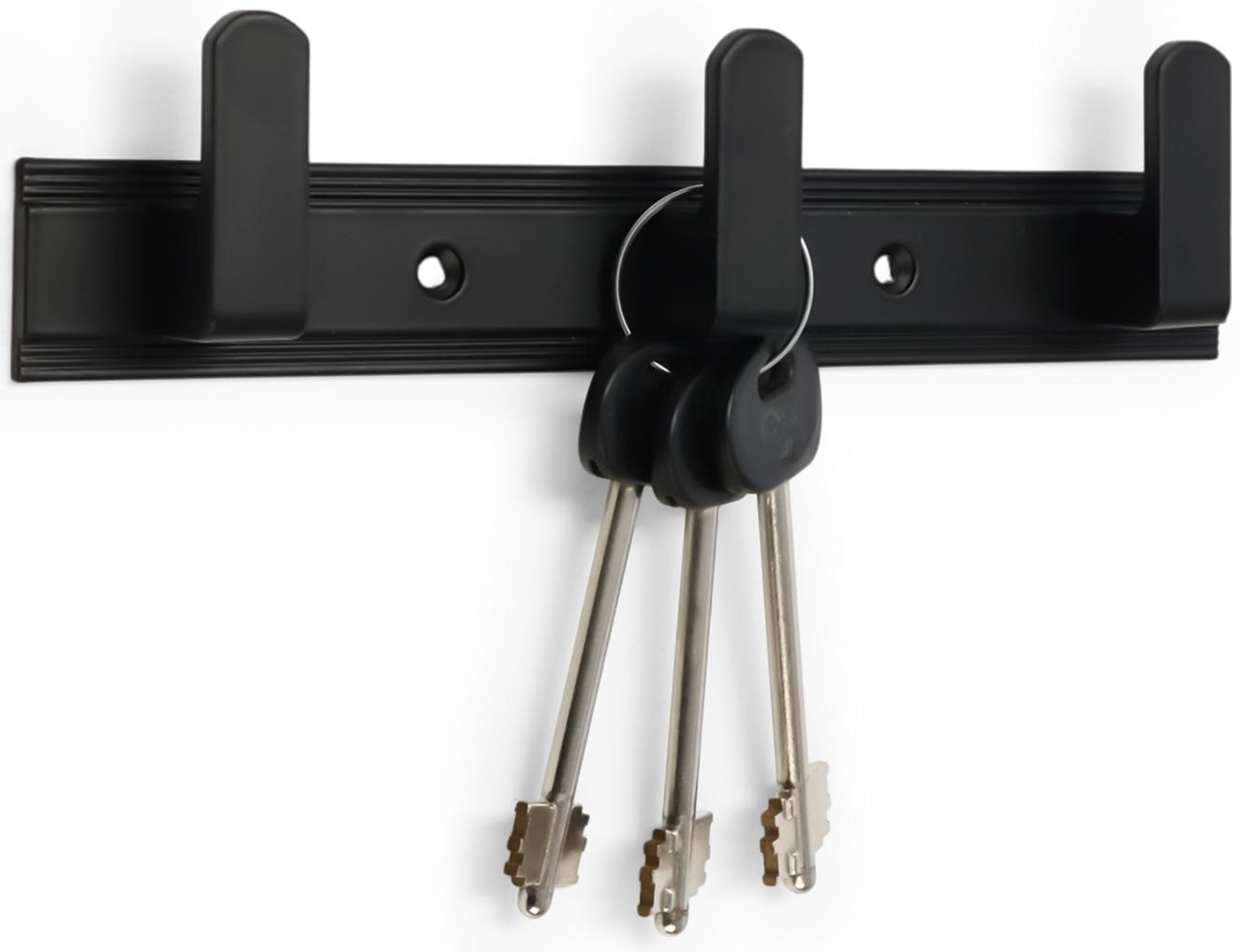 Вешалка CAPPIO CVP007, алюминиевая, трехрожковая, цвет черный