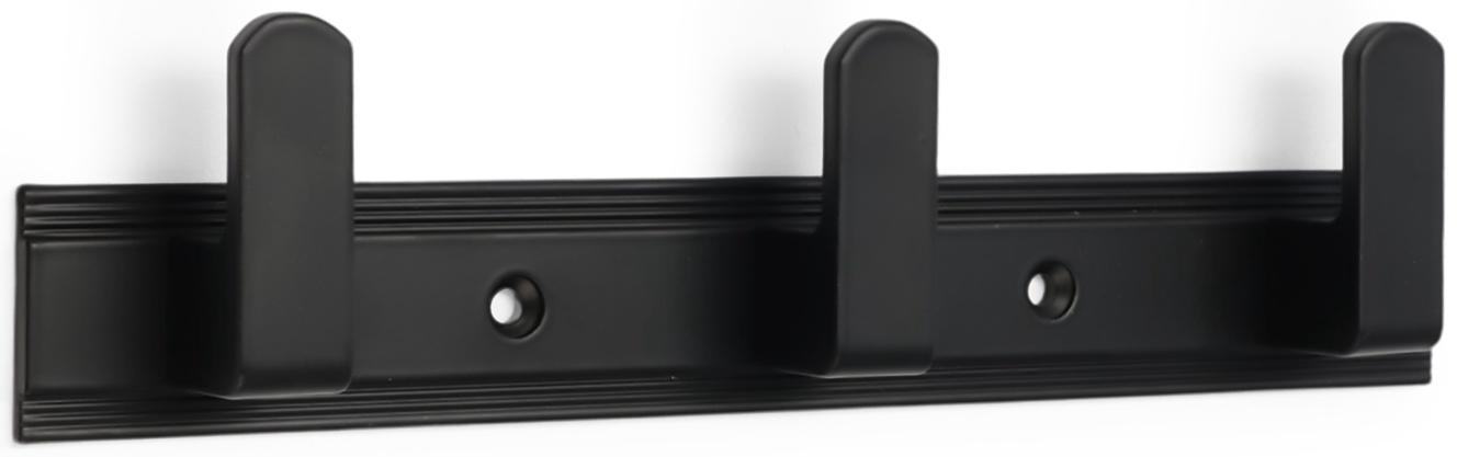 Вешалка CAPPIO CVP007, алюминиевая, трехрожковая, цвет черный