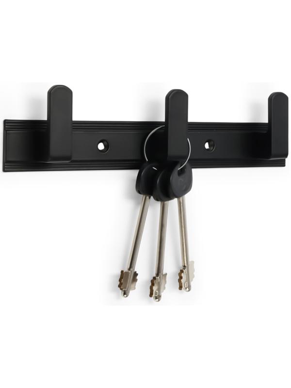 Вешалка CAPPIO CVP007, алюминиевая, трехрожковая, цвет черный