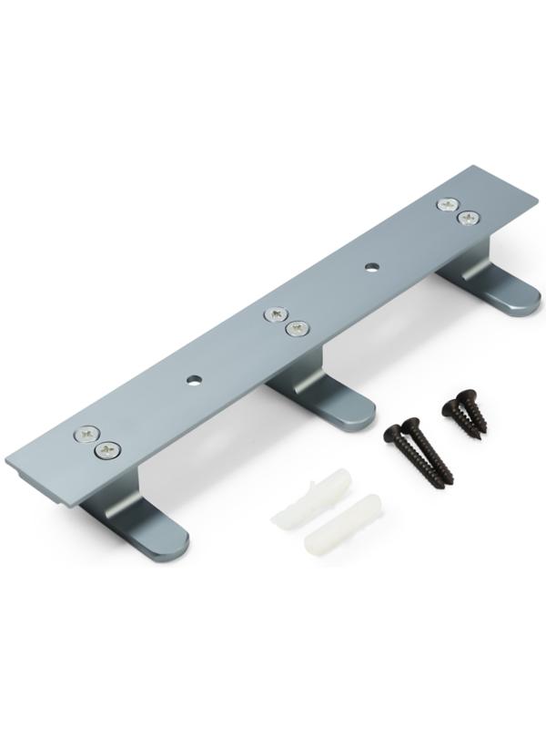 Вешалка CAPPIO CVP007, алюминиевая, трехрожковая, цвет графит