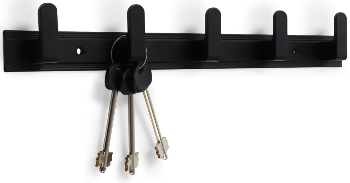 Вешалка CAPPIO CVP007, алюминиевая, пятирожковая, цвет чёрный