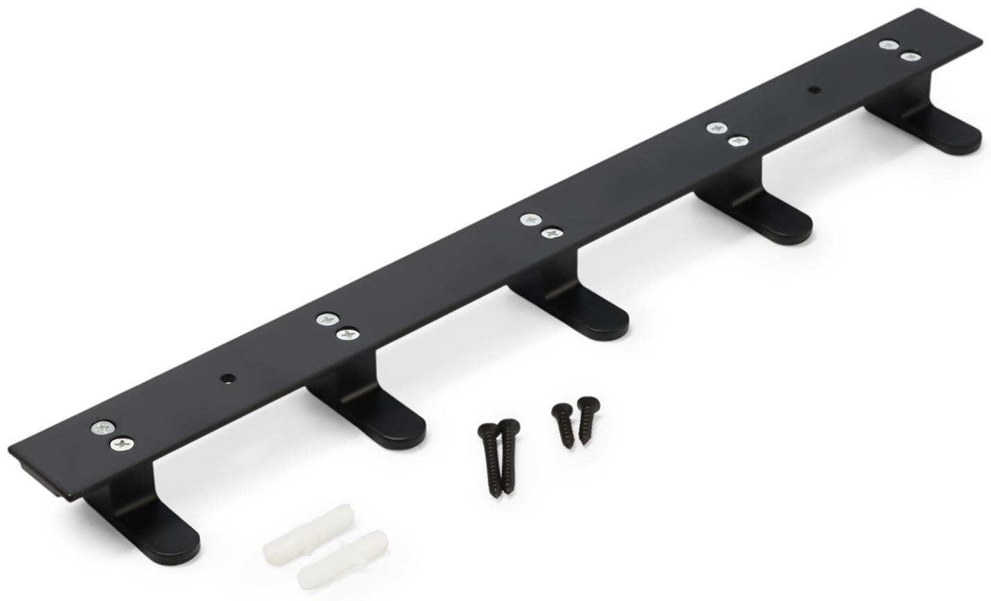 Вешалка CAPPIO CVP007, алюминиевая, пятирожковая, цвет чёрный